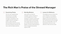 Luke 16:1-31 - The Parable of the Shrewd Manager