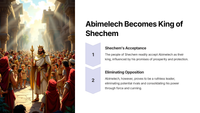 The Story of Abimelech (Judges 9)