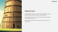 GFG Curriculum- Grade 3 -Term 1 – Week 4 - Tower of Babel – Human Pride vs God’s Plan