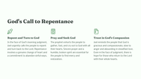 Lessons from Joel 2: God's Call to Repentance