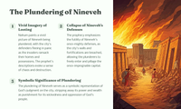 The Judgment of Nineveh: Nahum 2