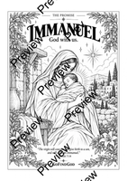 The Birth of Jesus — Christmas Coloring Collection 2026 (30 pages -Printable PDF)