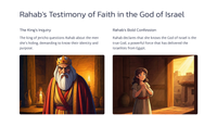 Joshua 2: Rahab's Faith and the Spies' Mission