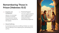 The Teachings of Hebrews 13