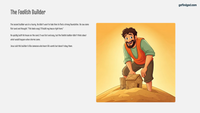 GFG Curriculum- Grade 2 -Term 1 – Week 2 - Jesus Teaches – The Wise and Foolish Builders