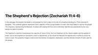 Zechariah 11 - A Teaching Unit