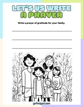 Affirmations from God Coloring - Prayer Journal for Family