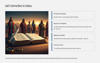GoFindGod Curriculum - Grade 6-  Term 1 – Week 1 - Joshua Takes the Lead