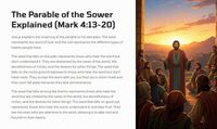 The Parable of the Sower (Mark 4)