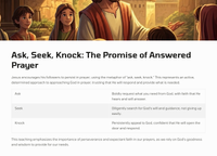 The Lord's Prayer: A Lesson from Luke 11:1-13