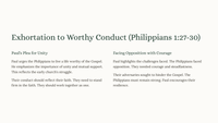 Philippians 1: Paul's Letter