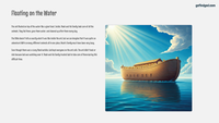 GFG Curriculum- Grade 1-Term 1 – Week 5 - The Flood – God Protects and Renews
