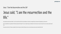 GFG Curriculum- Grade 2 -Term 1 – Week 4 - Jesus Raises Lazarus