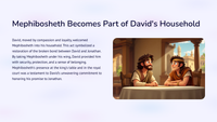 2 Samuel 9: The Story of David's Kindness