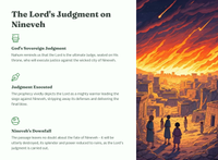 The Judgment of Nineveh: Nahum 2