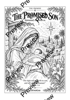 The Birth of Jesus — Christmas Coloring Collection 2026 (30 pages -Printable PDF)