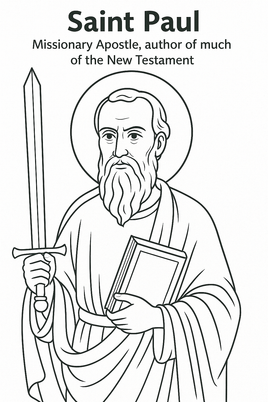 The Saints - Heroes of Faith - Saint Paul – Missionary Apostle, author of much of the New Testament