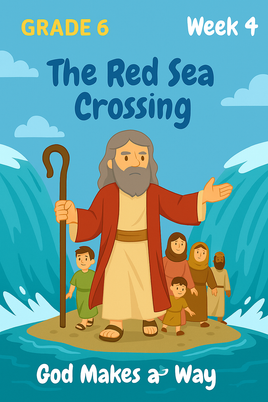 GoFindGod Curriculum - Grade 6-  Term 1 – Week 4 - God Makes a Way – The Red Sea Crossing