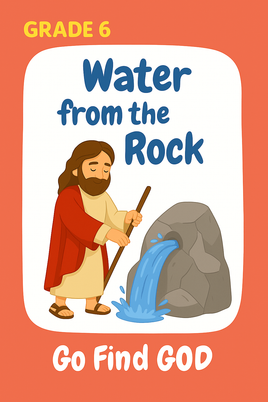 GoFindGod Curriculum - Grade 6-  Term 1 – Week 6 - Water from the Rock