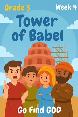 GFG Curriculum- Grade 3 -Term 1 – Week 4 - Tower of Babel – Human Pride vs God’s Plan