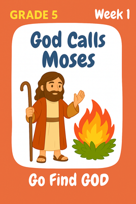 GFG Curriculum- Grade 5 -Term 1 – Week 1 - God Calls Moses