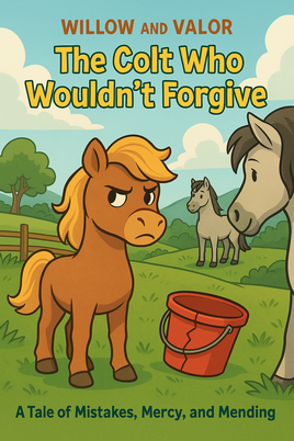 GFG Kids Books Stories & Coloring -  Willow & Valor: The Colt Who Wouldn’t Forgive