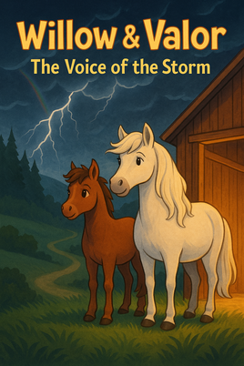 GFG Kids Books Stories & Coloring - Willow & Valor - The Voice of the Storm
