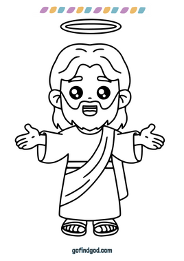 Coloring - Boy Angel