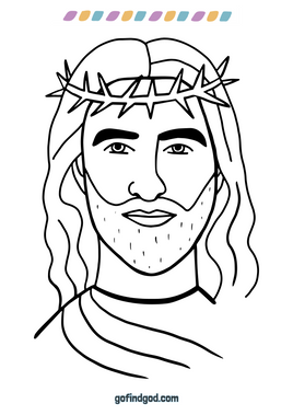 Coloring - Jesus Crown of Thornes