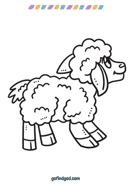Coloring - Little Lamb