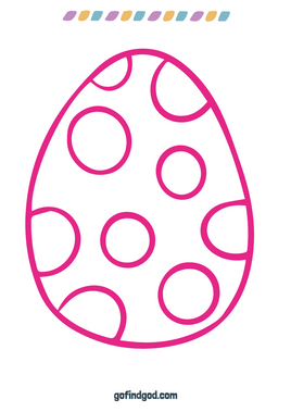 Easter Coloring - Egg Coloring 1