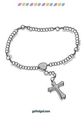 Easter Coloring - Rosary