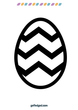 Easter Coloring - Up Down Egg