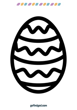 Easter Coloring - Zany Egg