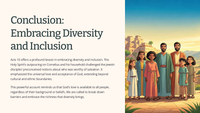 Acts 10: Lessons in Diversity and Inclusion