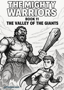GFG Kids Stories & Coloring -  The Mighty Warriors Book 11 - The Valley of the Giants