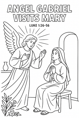 GFG Christmas Coloring -  Luke 1 26 56