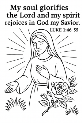 GFG Christmas Coloring -  Luke 1 46 55 C