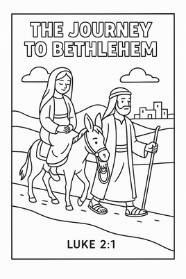 GFG Christmas Coloring -  Luke 2 1
