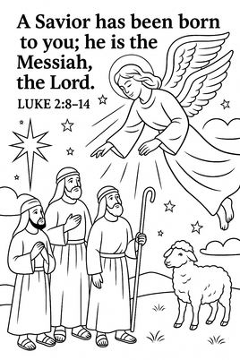 GFG Christmas Coloring -  Luke 2 8 14 A