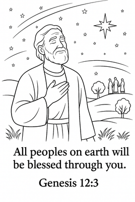 GFG Christmas Coloring - OT -Genesis 12 3 B