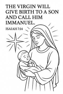 GFG Christmas Coloring - OT -Isaiah 7 14 D