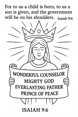 GFG Christmas Coloring - OT -Isaiah 9 6 D
