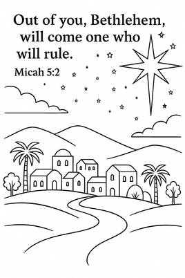 GFG Christmas Coloring - OT -Micah 5 2 A