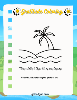 Gratitude Journal for Kids -  Gratitude Coloring