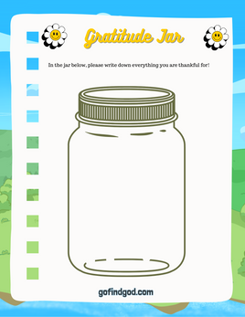 Gratitude Journal for Kids - Gratitude Jar