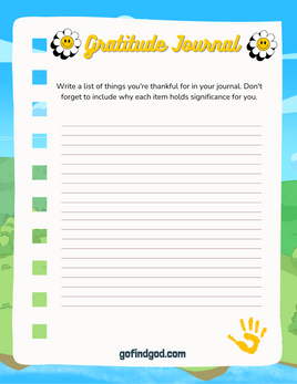 Gratitude Journal for Kids - Gratitude Journal