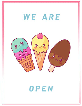 Role-Play - Ice Cream Shop - Open Sign