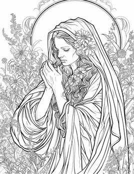 Mary_in_Prayer_Bible_Coloring