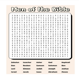 Men of the Bible Wordsearch